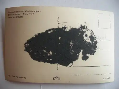 Alte AK Scheibe Alsbach Partie Stausee [aA39]