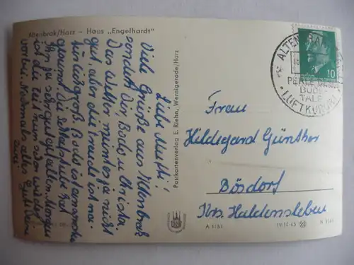 Alte AK Altenbrak Harz [aA53]
