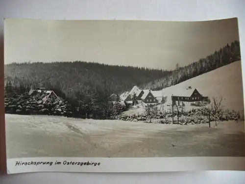 Alte AK Hirschsprung Osterzgebirge [aA59]