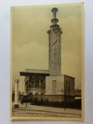 Alte AK Le Pavillon des Pay Bas Brüssel  [aK864]