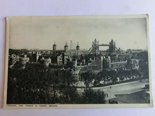 Alte AK London the Tower Tower Bridge  [aK895]
