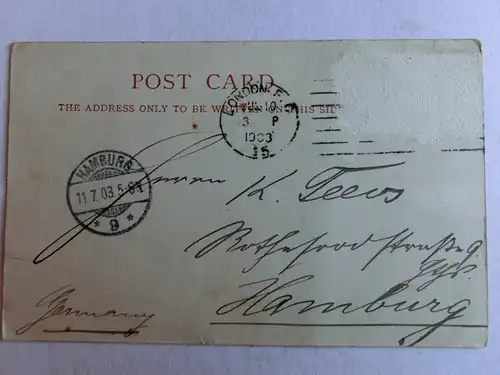 Alte AK London Blackfriars Bridge and St. Pauls 1903 [aK896]