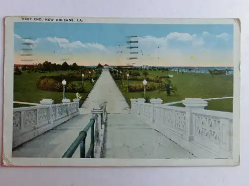 Alte AK New Orleans West End 1931 [aK912]
