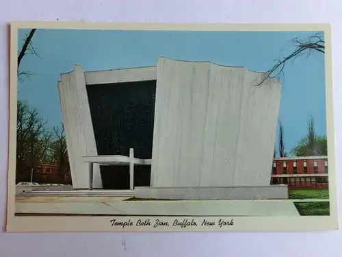 Alte AK Buffalo New York Temple Beth Zion [aK916]