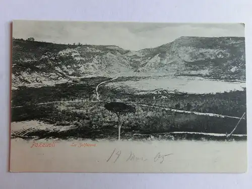 Alte AK Pozzuoli La Zolfatara  1905 [aK928]