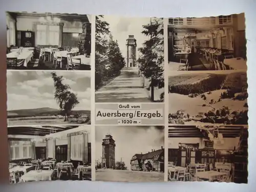 Alte AK Auersberg Erzgebirge Mehrbildkarte [aA3]