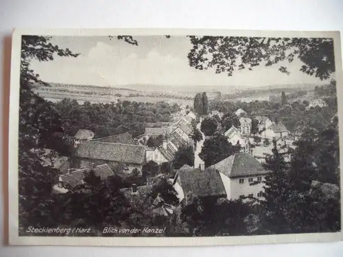 Alte AK Stecklenberg Harz [aA149]