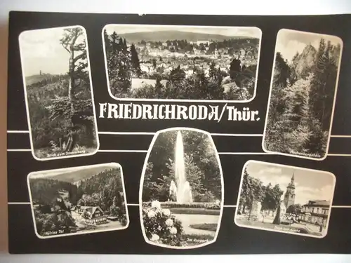 Alte AK Friedrichroda Mehrbildkarte [aA157]