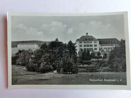 Alte AK Brambach Vogtland Radiumbad [C997]