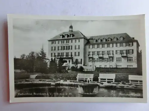Alte AK Radiumbad Brambach [C1026]
