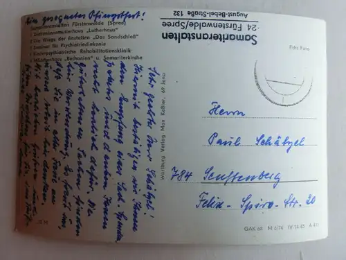 Alte AK Fürstenwalde Samariteranstalten [C1032]