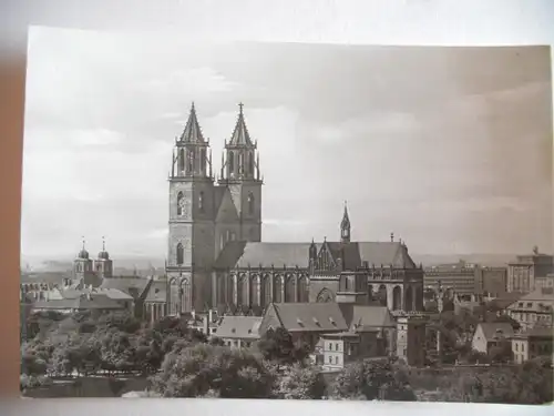 Alte AK Magdeburg Dom u. St. Sebastianskirche [aA208]