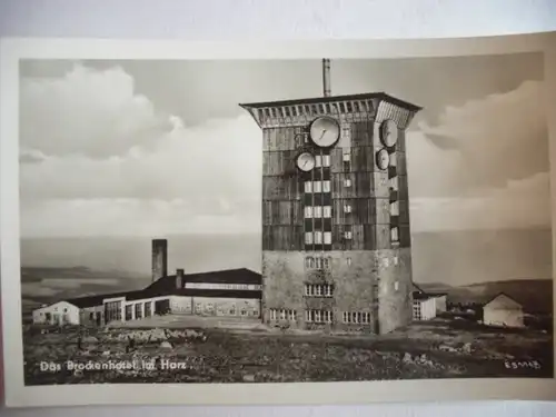 Alte AK Brocken Harz Brockenhotel [aA250]