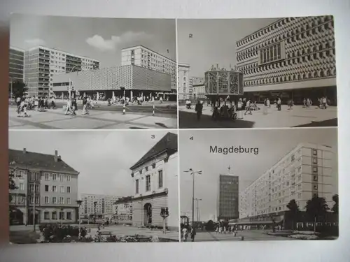 Alte AK Magdeburg Mehrbildkarte [aA286]