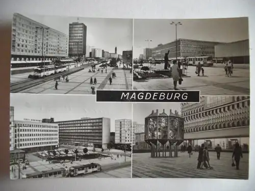 Alte AK Magdeburg Mehrbildkarte [aA294]