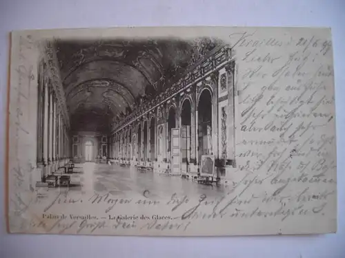 Alte AK Versailles La Galerie des Glaces 1899 [F1161]