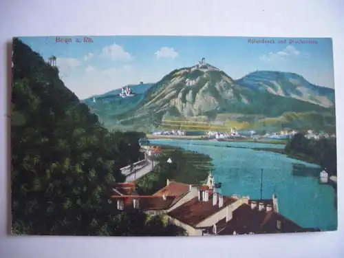 Alte AK Bonn Rhein Rolandseck Drachenfels 1926 [P840]