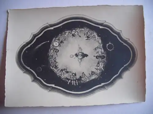 Alte AK Badenweiler Schloß Hausbaden Deckengemälde Hans Franke [T56]