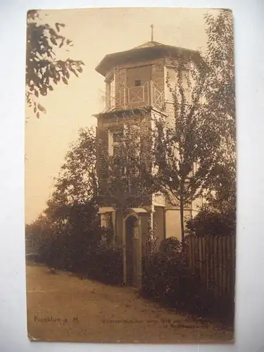 Alte AK Frankfurt Willemer-Häuschen Sachsenhausen 1912 [T817]