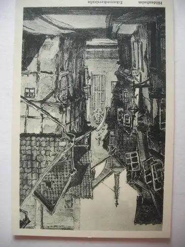 Alte AK Hildesheim Eckemeckestraße [T838]