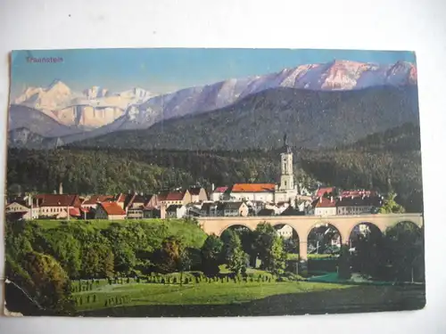 Alte AK Traunstein 1915 [T552]