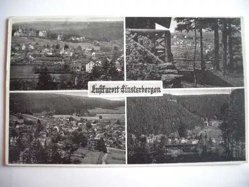 Alte AK Finsterbergen Mehrbildkarte [P965]