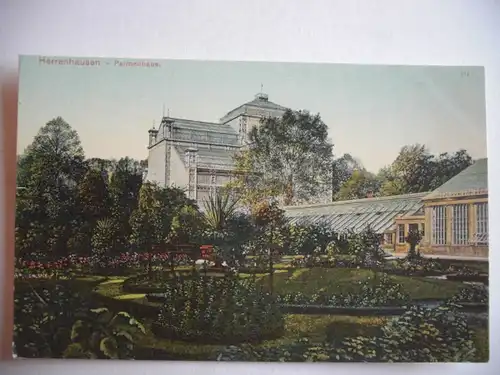 Alte AK Herrenhausen Palmenhaus Hannover  um 1925 [S11]