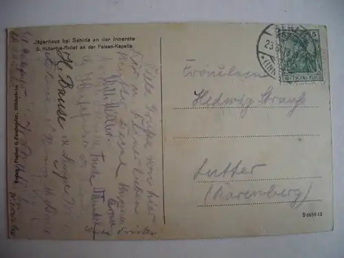 Alte AK Sehlde Jägerhaus um 1920 [F66]