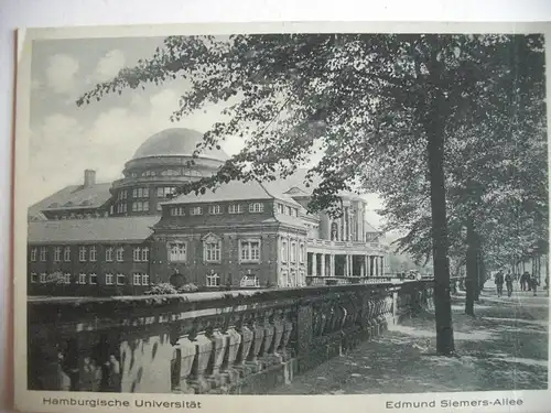 Alte AK Hamburg Universität Edmund Siemens Allee [T898]