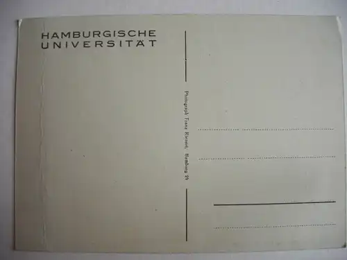 Alte AK Hamburg Universität Edmund Siemens Allee [T898]