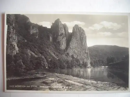 Alte AK Bad Münster am Stein Rheingarfenstein [aE3]