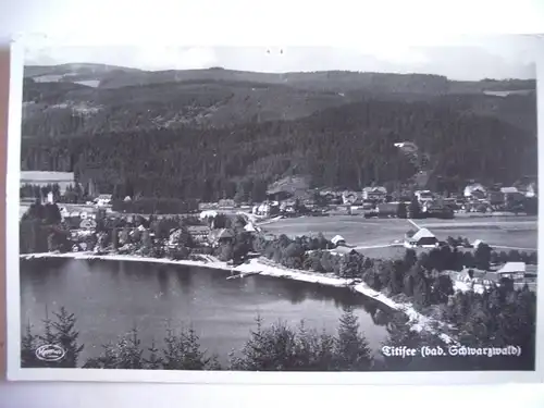 Alte AK Titisee Schwarzwald (2 kl. Löchlein) [aE19]