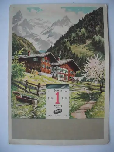Alte AK Reklame Sonne Briketts Neujahr Werbung [aE64]