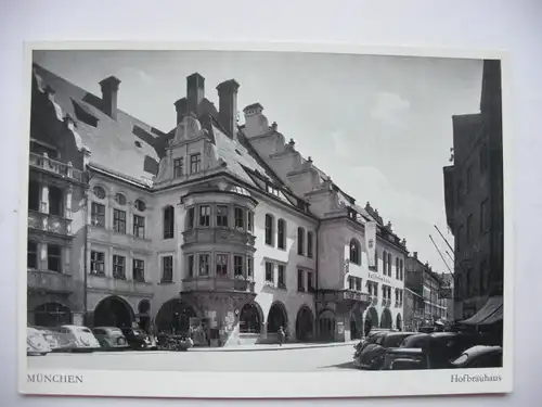 Alte AK München Hofbräuhaus [aE157]