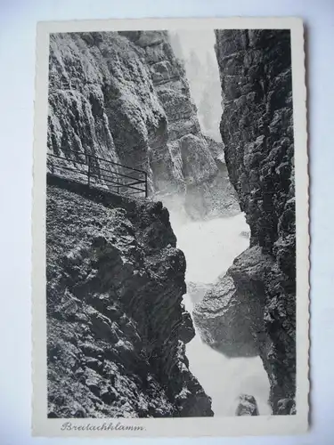 Alte AK Oberstdorf Breitachklamm [aE162]