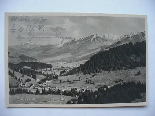 Alte AK Unterjoch Allgäu Gaishorn [aE183]