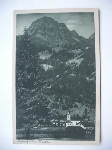 Alte AK Bayerischzell mit Wendelstein [aE206]