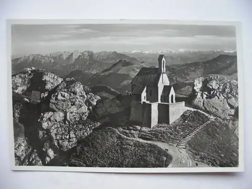 Alte AK Wendelstein Wendelsteinkircherl Kaisergebirge [aE227]