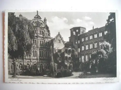 Alte AK Heidelberg Schloßhof [aE303]