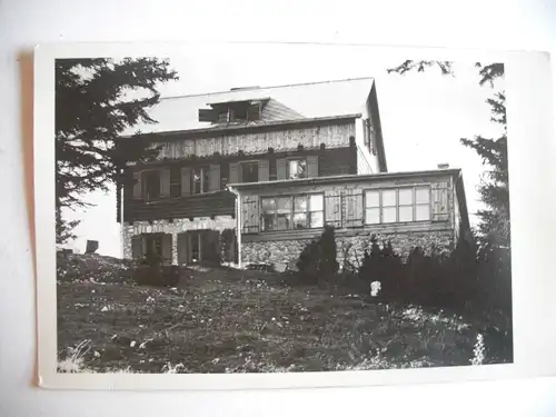 Alte AK Fotokarte Unbekannter Ort Gebäude Haus [aE330]