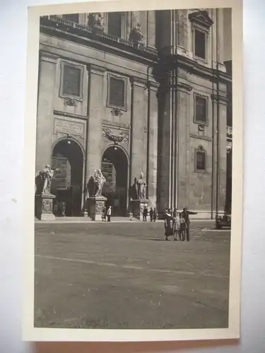 Alte AK Fotokarte Unbekanntes Gebäude Kirche Schloß ??? [aE332]