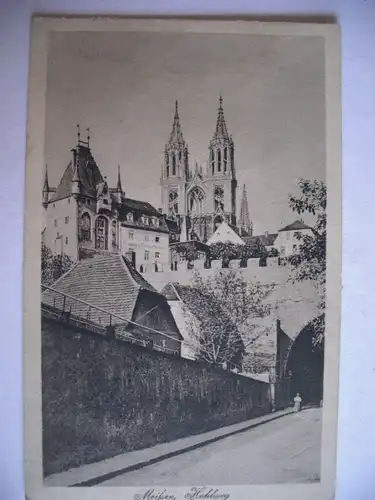 Alte AK Meißen Hohlweg [aE348]