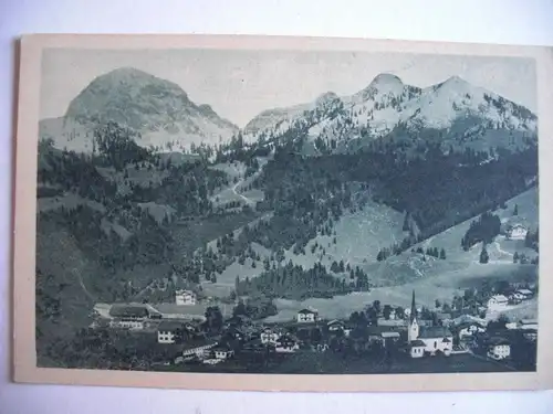 Alte AK Bayrischzell mit Wendelstein [aE357]