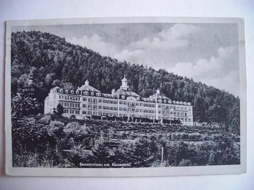 Alte AK Schaufling Sanatorium am Hausstein [aE358]