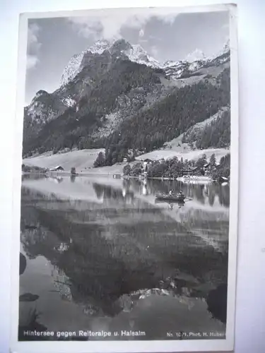 Alte AK Berchtesgaden Hintersee Reiteralpe Halsalm [aE365]