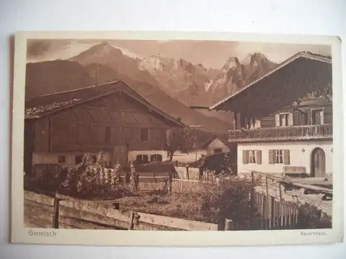 Alte AK Garmisch Partenkirchen [aE389]