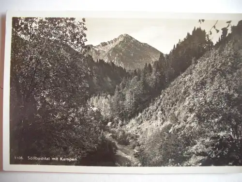 Alte AK Wiessee Söllbachtal mit Kampen [aE392]