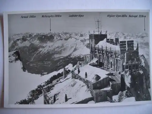 Alte AK Zugspitze Münchner Haus [aE403]