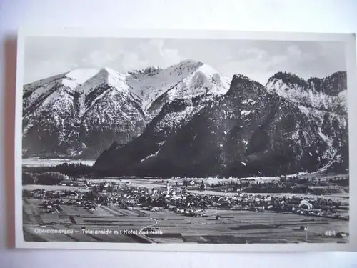 Alte AK Oberammergau Totalansicht [aE407]