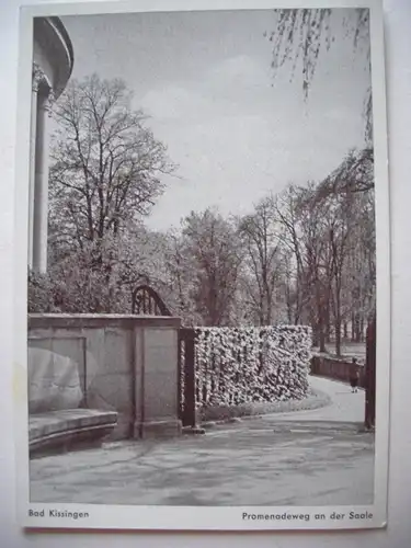 Alte AK Bad Kissingen Promenadeweg [aE426]